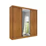 Guarda Roupa Casal com Espelho 3 Portas 4 Gavetas - Dacar