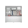 Guarda Roupa Solteiro 3 Portas 9 Gavetas - Buriti - Móveis Novo Horizonte