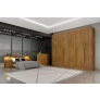 Guarda Roupa Casal 6 Portas 8 Gavetas - Coimbra Ripado - Móveis Novo Horizonte