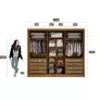 Guarda Roupa Casal 6 Portas 8 Gavetas - Himalaia - Móveis Novo Horizonte