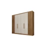 Guarda Roupa Casal 6 Portas 8 Gavetas - Granada Ripado - Móveis Novo Horizonte