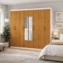 Guarda Roupa 8 portas  Espelho central Gran Prime-Grand Line