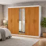 Guarda Roupa 8 portas  Espelho Gran Prime-Grand Line