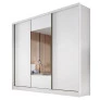 guarda roupa casal com espelho 3 portas arezzo moveis novo horizonte