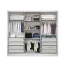 guarda roupa casal com espelho 3 portas arezzo moveis novo horizonte