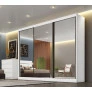 Guarda Roupa Casal com Espelho Diamond Novo Horizonte