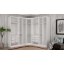 Modulado Closet Completo Espelhado 9 Portas 6 Gavetas - Rizon - Móveis Novo Horizonte