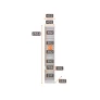 Modulado Casal Completo 6 Portas 6 Gavetas - Rizon - Móveis Novo Horizonte