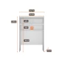 Modulado Casal Completo 6 Portas 6 Gavetas - Rizon - Móveis Novo Horizonte