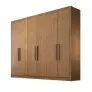 Guarda Roupa Casal 100% MDF 6 Portas 6 Gavetas - Rizon - Móveis Novo Horizonte
