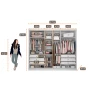 Guarda Roupa Casal 6 gavetas Robust Plus Novo Horizonte