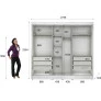guarda roupa casal 3 portas sollo plus