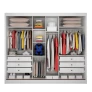 Guarda Roupa Casal 3 portas espelhadas Sollo Plus Novo Horizonte