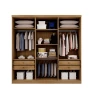 Guarda Roupa Casal 6 Portas 4 Gavetas - Messina - Móveis Novo Horizonte