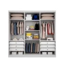 Guarda Roupa Casal 6 Portas 8 Gavetas - New Vértice - Móveis Novo Horizonte