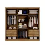 Guarda Roupa Casal 6 Portas 6 Gavetas - New Vértice - Móveis Novo Horizonte