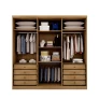Guarda Roupa Casal 6 Portas 8 Gavetas - Messina - Móveis Novo Horizonte