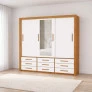 Guarda Roupa Espelho 3 Portas 9 Gavetas Imperium -Grand Line