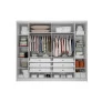 Guarda Roupa Casal 6 Portas 6 Gavetas - Coimbra Ripado - Móveis Novo Horizonte