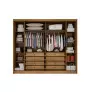 Guarda Roupa Casal 6 Portas 8 Gavetas - Coimbra Ripado - Móveis Novo Horizonte