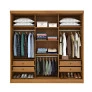 Guarda Roupa Casal com Espelho 3 Portas 4 Gavetas - Dacar