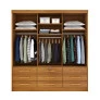 Guarda Roupa Casal Casal 3 Portas 9 Gavetas - Chicago - Líder Móveis