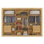 Guarda Roupa Casal 3 Portas 6 Gavetas - Vitoria - Móveis Europa