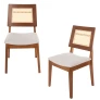 Cadeiras para Mesa de Jantar Rústica - Nórdica - Sheldon Móveis 