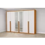 Guarda Roupa 6 Portas 6 Gav com espelho Living -Grand Line