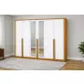 Guarda Roupa 6 Portas 6 Gav com espelho Living -Grand Line