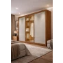 Guarda Roupa 3 Portas 8 Gavetas Lumem GLASS - Novo Horizonte 