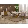 Sala de Jantar Completa com 6 Cadeiras 1,80x0,90m - Ilhéus - Leifer Móveis