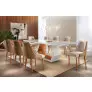 Sala de Jantar Retangular 8 Cadeiras 2,20x1,10m - Ane