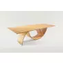 Mesa de jantar retangular com base ondulada sem vidro - Girassol