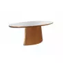 Mesa de jantar Oval Arezzo Bella Salas