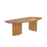 Mesa de Jantar Orgânica Ripada - Florença - Art Salas
