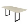 Conjunto para Área Gourmet com Vidro 6 Cadeiras 2,0x0,90m - Itália - Paonanda Decor