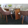 Sala de Jantar com Vidro 6 Cadeiras 2,0x1,0m - River - Requinte Salas