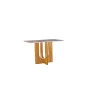Mesa de Jantar com Vidro Laminada - Salermo - Art Salas