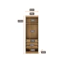Modulado 2 Portas 3 Gavetas - Rizon - Móveis Novo Horizonte