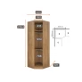 Modulado Closet Completo Espelhado 5 Portas 6 Gavetas - Linea - Móveis Novo Horizonte