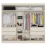 Guarda Roupa Casal com Espelho 6 Portas 4 Gavetas - Oslo