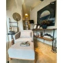 Poltrona com Puff para Sala de Estar - Jade - Decorare Móveis