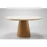 Mesa de jantar Redonda tampo duplo 1,10m base Cone Imperial