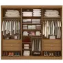 guarda roupa casal 6 portas 6 gavetas da vinci d doro moveis