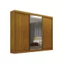 Guarda Roupa Casal com Espelho 3 Portas 6 Gavetas - San Marino
