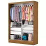 Guarda Roupa com 2 Portas 2 Gavetas Sapphire -Grand Line