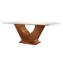 mesa de jantar retangular safira lj moveis