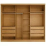 Guarda-Roupa Casal Ripado 6 Portas 6 Gavetas - Siena - Bianchi Móveis