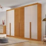 Guarda-Roupa Casal Ripado 6 Portas 6 Gavetas - Siena - Bianchi Móveis